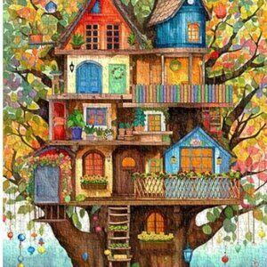 Fantastical Treehouse - 1000 Pieces